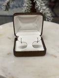 Mini Huggies- 14K and Diamonds- 10.5MM